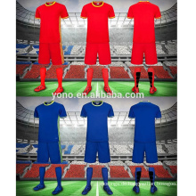 2017 kind leere fußballverein uniform sets top qualität kind fußball jersey sets trockenen pass breathable fußball jersey sets